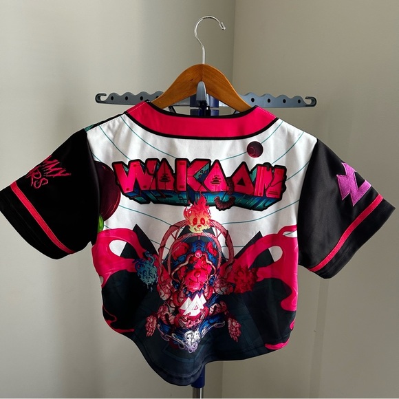 Wakaan x Scummy Bears Crop Jersey - Size M - Picture 2 of 11